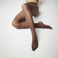 Heather tights 25 denier - chocolate