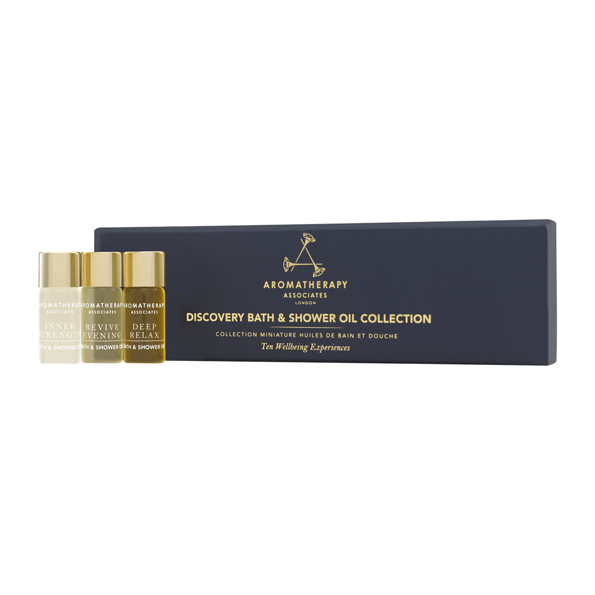 Miniature collection bath & shower oils